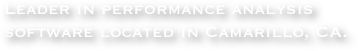 Leader in performance analysis software located in Camarillo, CA.